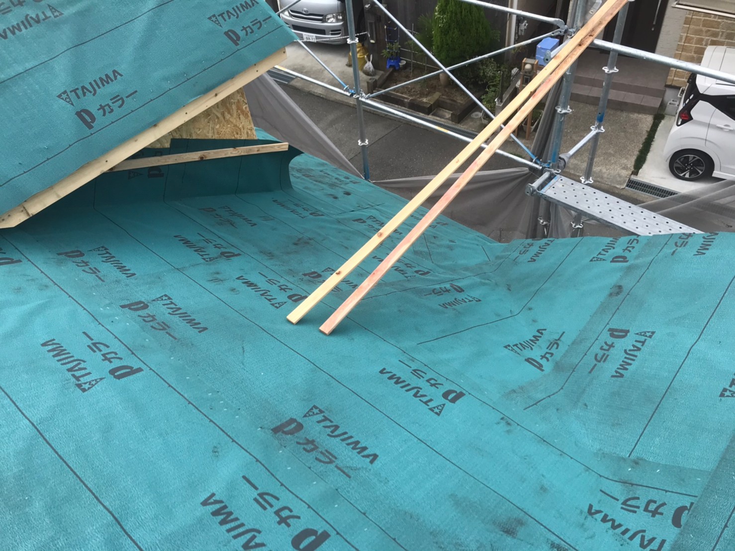 新築住宅防水処理